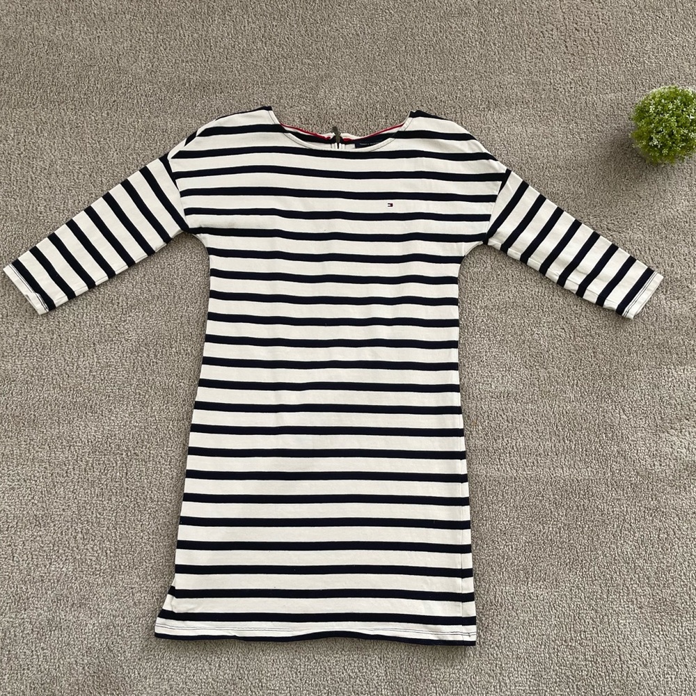 Tommy Hilfiger short sleeve stripes dress